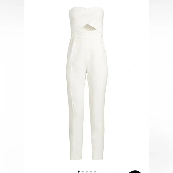 Black Halo Jada Strapless Jumpsuit NWTSize 4